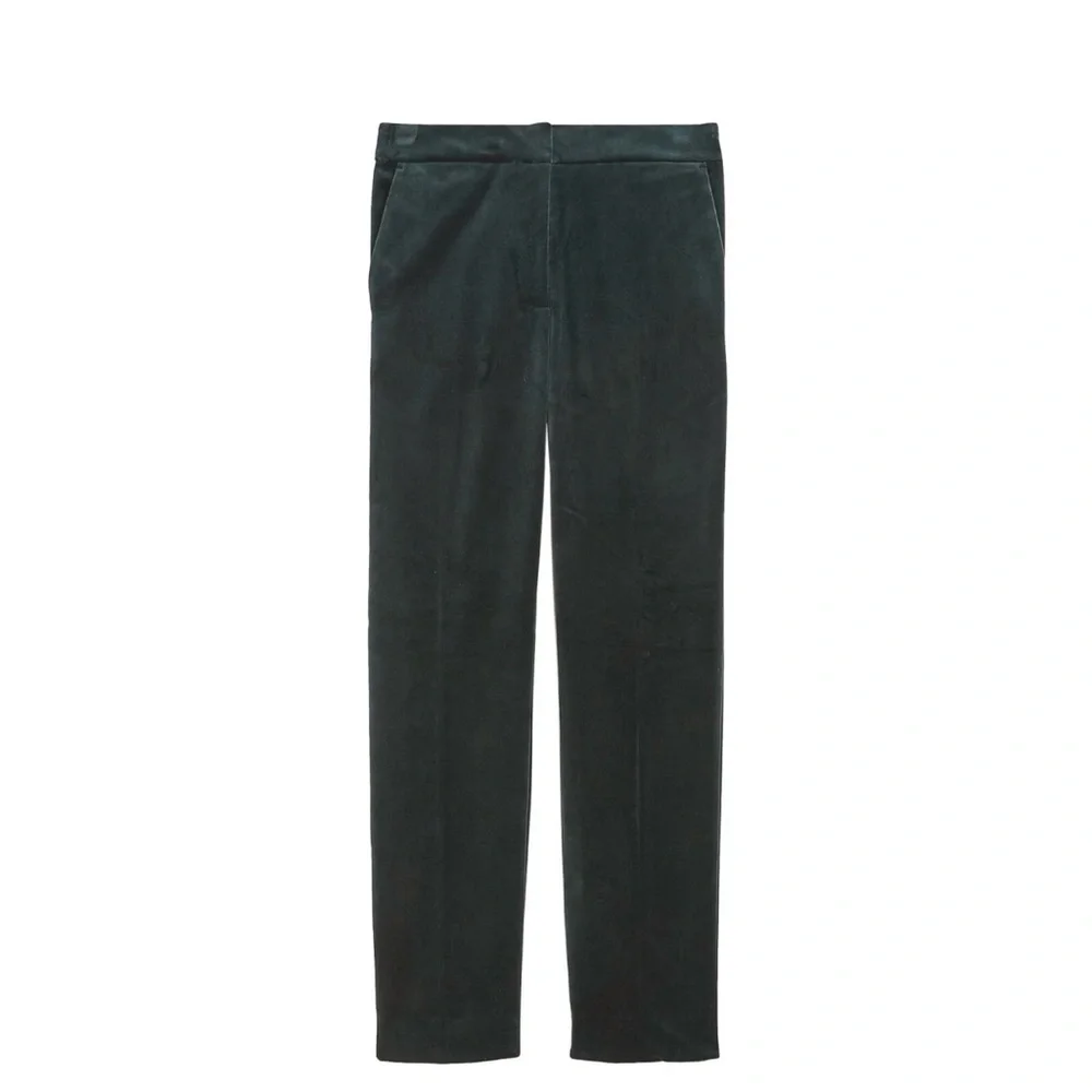 J crew Blazer and Pants Pantsuit Black Green Undertones Sz 2 NWT